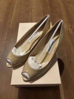 JIMMY CHOO ベージュ オープントゥパンプスのサムネイル