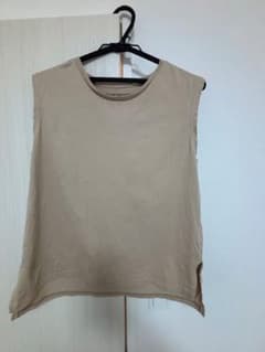 PAGEBOY ノースリーブ トルコオーガニックコットン ベージュのサムネイル