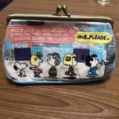スヌーピーガマ口ポーチのサムネイル