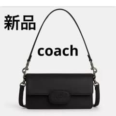 【新品・未使用】　COACH コーチ　フラップ式メッセンジャーバッグ 新品 コーチ エライザフラップ クロスボディバック - メルカリ