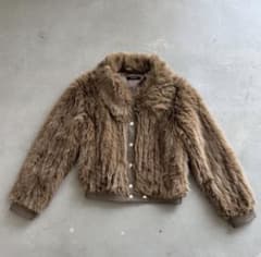 SHAGGE フェイクファー ジャケット ブラウンのサムネイル