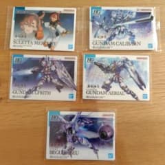 機動戦士ガンダム 水星の魔女 カード 5種セットのサムネイル