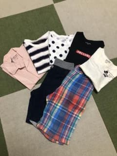 ♡お値下げ　キッズ　７着まとめ売り　Tシャツ　半ズボン　シャツ♡のサムネイル