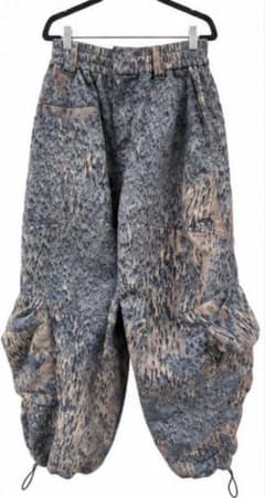 DIESEL P-ARNE-FEM-P1 総柄 カーゴパンツ ワイドパンツ