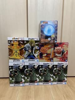 NARUTO grandista ソフビフィギュア エフェクトライト9点セット