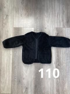 GU  キッズ フリーシーフリース　ブルゾン　110のサムネイル