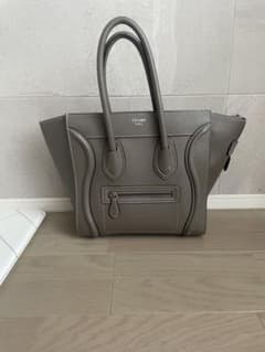 CELINE ラゲージ ファントム グレー ハンドバッグ　中古品のサムネイル