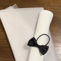 結婚式 ぬいふく 材料 ベール用生地 蝶ネクタイ用リボン 襟用フェルトのサムネイル