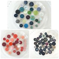 【引退品】アンティークボタンセット　まとめ売り　ハンドメイドクラフトヴィンテージ