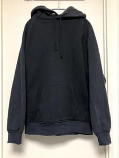 p*o様 【22AW】comoli コットン吊裏毛パーカ フェードブラック サイ p*o様 【22AW】comoli コットン吊裏毛パーカ フェードブラック サイ