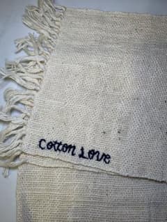 Porter Classic Cotton Love 刺繍デザイン ストール Porter Classic Cotton Love 刺繍デザイン ストール - メルカリ