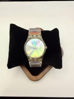希少 SWATCH 1996 レインボー文字盤 透明 腕時計 d 45 希少 SWATCH 1996 レインボー文字盤 透明 腕時計 d 45 - メルカリ