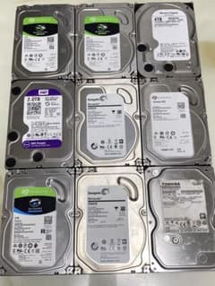 3.5インチ HDD 9台セット（不良品） - メルカリ