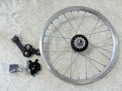 Brompton ブロンプトン 純正リアホイール 3速用 シフター付き - メルカリ
