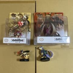 몬스터 헌터 amiibo 4점 세트