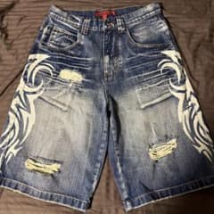 Jaded london ハーフパンツ ジョーツ デニム 短パン トライバル Jaded london ハーフパンツ ジョーツ デニム 短パン トライバル - メルカリ