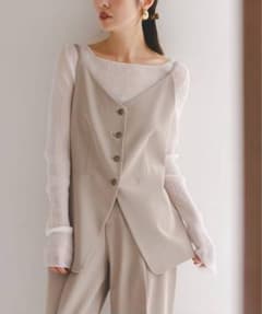 未使用、新品、ダグ付き】Nobleフローツイルキャミビスチェ - メルカリ