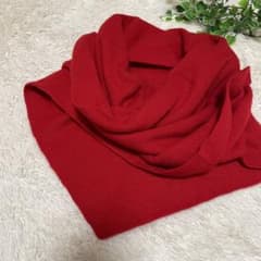 ✨極美品✨ ASAUCE MELER アソースメレ ストール カシミヤ100 赤
