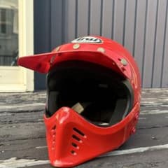 ビンテージ赤 フルフェイスヘルメット Aria M-X ビンテージ赤 フルフェイスヘルメット Aria M-X - メルカリ