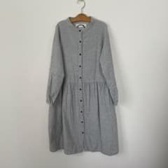 Heart Market 長袖ワンピース グレーのサムネイル