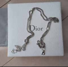 Dior 蝶モチーフ ネックレス クリスチャンディオールバタフライ◇新品 