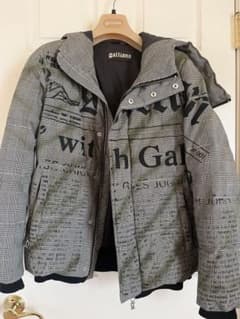 Galliano チェック柄ダウンジャケット Galliano チェック柄ダウンジャケット - メルカリ