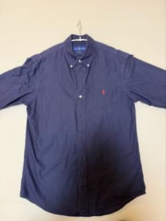 POLO RALPH LAUREN 長袖シャツ ネイビー Mサイズのサムネイル
