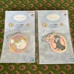 一番くじ ディズニープリンセス アクリル雑貨 F賞 2種セットのサムネイル