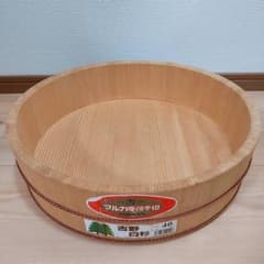 すし桶 40cm 吉野白杉 マルカ寿司半切 川田木工所 - メルカリ