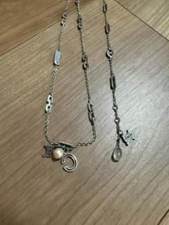 ボ*グ様 （セリーヌ）シルバーチェーンネックレス パール付き ボ*グ様 （セリーヌ）シルバーチェーンネックレス パール付き - メルカリ