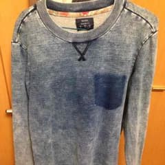 値下げ！Bershkaジージャン素材シャツのサムネイル