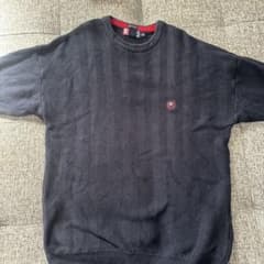 CHAPS Ralph Lauren ニット セーター L ネイビー 古着のサムネイル