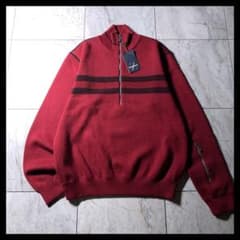 新品 イタリア製 Zegna Sport ハーフジップ ウール ニット 赤 新品 イタリア製 Zegna Sport ハーフジップ ウール ニット 赤 - メルカリ