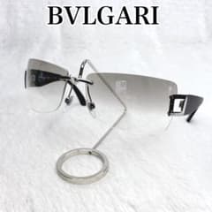 BVLGARI ブルガリ メタルロゴ リムレス サングラス Y2K 90s - メルカリ