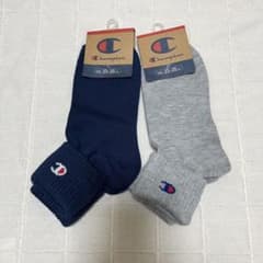 ✧Champion ソックス ２足セット ワンポイント 23-25cm✧のサムネイル