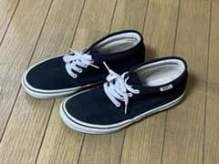 2足セット VANS スニーカー ブラック 黒 23.5cm、24cm USEDのサムネイル