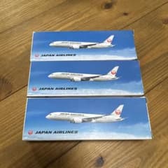 JAL 飛行機 組み立て式モデル 3点セット - メルカリ