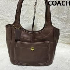 美品　希少　COACH エルゴ トートバッグ ブラウン Legacy 美品 希少 COACH エルゴ トートバッグ ブラウン Legacy - メルカリ