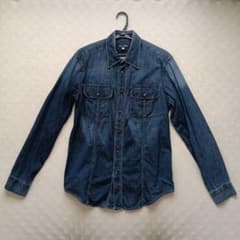 ARMANI JEANS ダークデニム 長袖シャツ Lのサムネイル