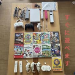 Nintendo wii本体　ソフト11本セットのサムネイル