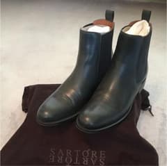 サルトル  ショートブーツ   貴重なモスグリーン美品のサムネイル