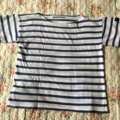 セントジェームス キッズ ボーダー Tシャツ ハリウッド ブルーのサムネイル