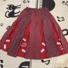 PINK HOUSE レッドチェックロングスカートのサムネイル