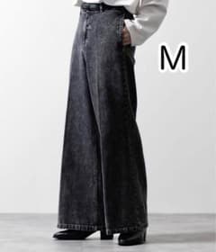 【CLEL】Vintageヴィンテージデザイン フレアデニムパンツ ブラックのサムネイル