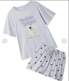 ジェラートピケ 【接触冷感】ケーキワンポイントTシャツ&ハート柄