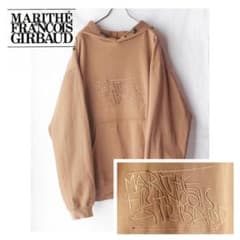 00s マリテフランソワジルボー ロゴ刺繍 フードパーカー スウェット XXXLのサムネイル