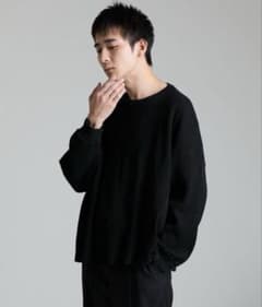 DELUXE デラックス CONNOR サーマルカットソー 黒 M 新品　山田蓮 DELUXE デラックス CONNOR サーマルカットソー 黒 M 新品 山田蓮