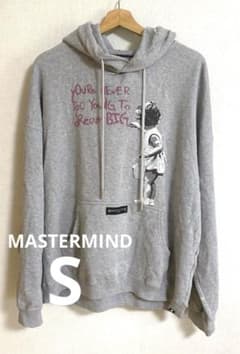 MASTERMIND ×banksy プリント プルオーバー スウェットパーカー