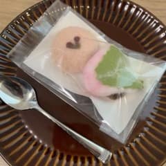 羊毛フェルト　桜餅セットのサムネイル