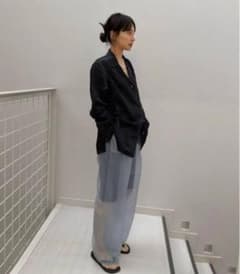 ENOF シアーパンツ　L ENOF sheer pants シアーパンツ イナフ M - メルカリ